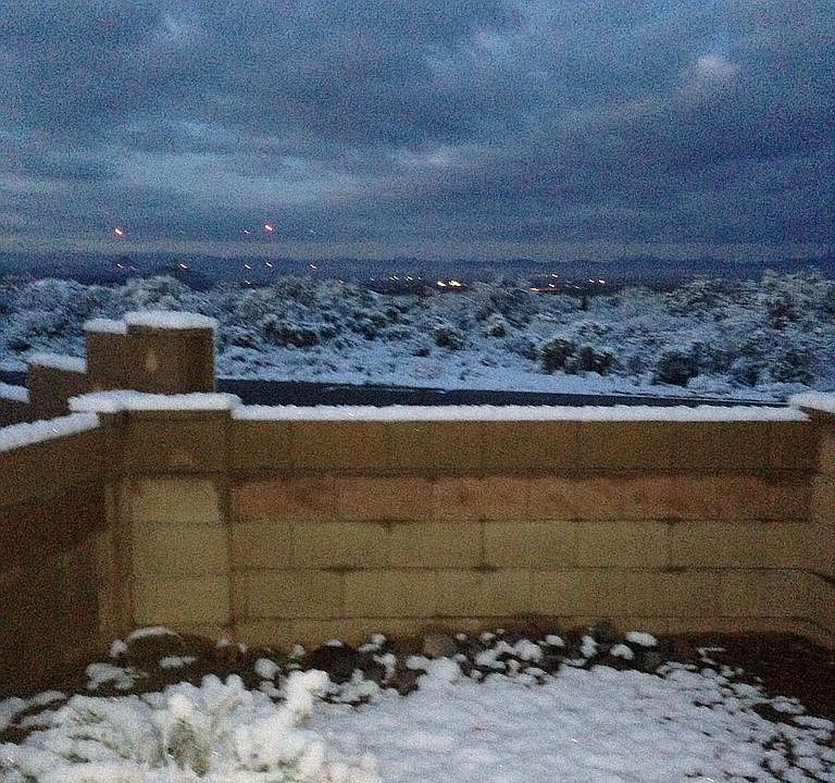 Snow in December 2014 only 