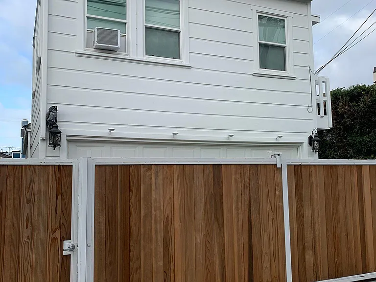 Second story rental unit is 325 sqft and sits above a 2-car garage, used mainly for storage