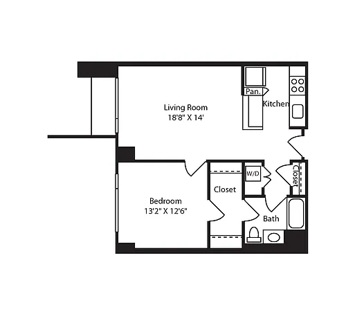 Floor plan A08R