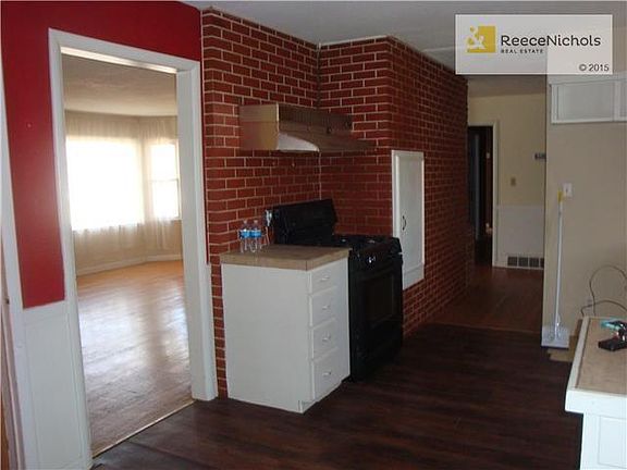 View of living room from kitchen