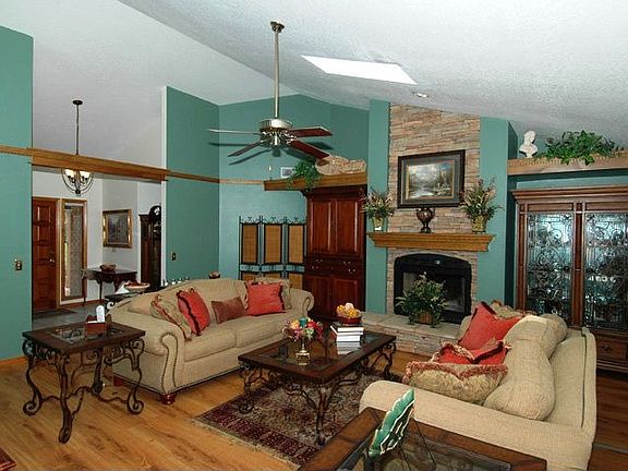 Living Room & Fireplace