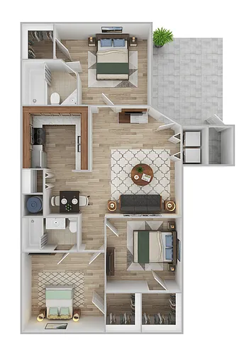 Floor plan C1