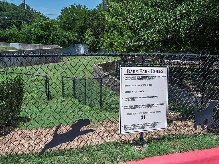 Our pet-friendly community includes a dog park onsite as well as pet yards with select homes