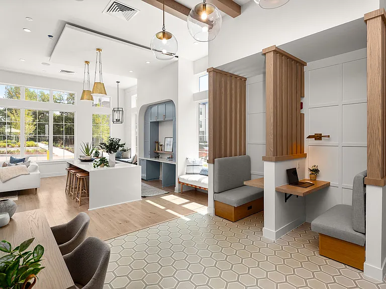 Clubhouse with Workspace Lounge