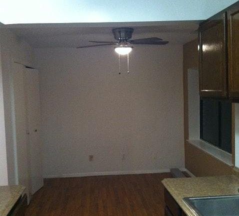 Breakfast nook with window and new lighting fixture