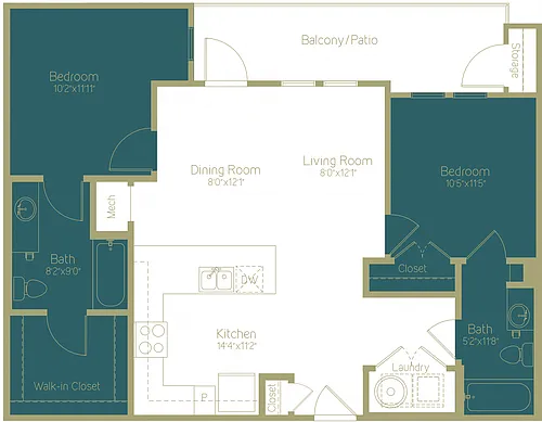 Floor plan B2