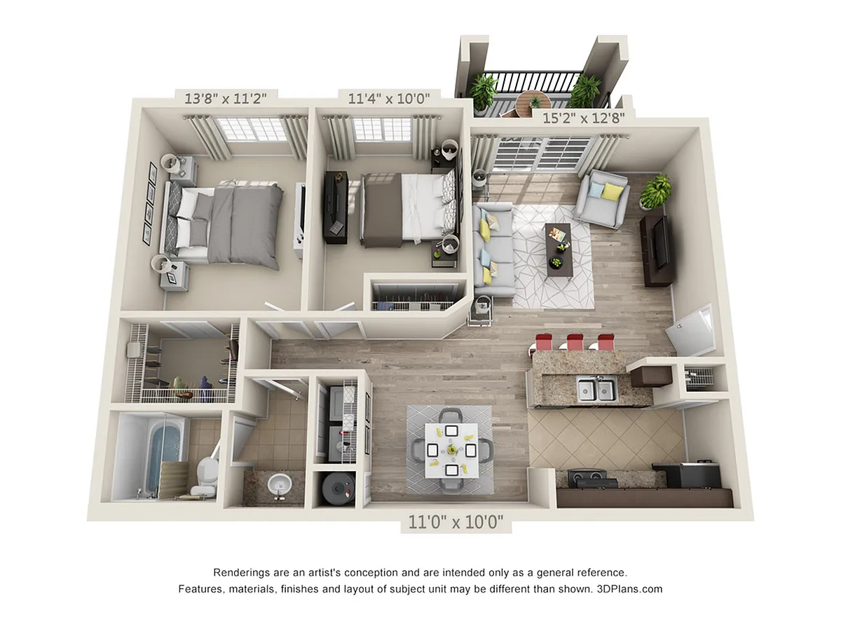 Floor plan Reservior 2x1