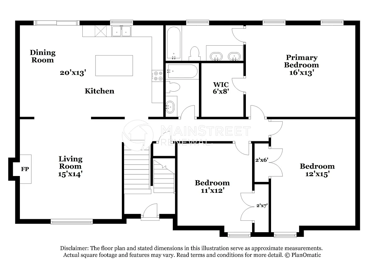 Floor Plan - 568 S Walnut St