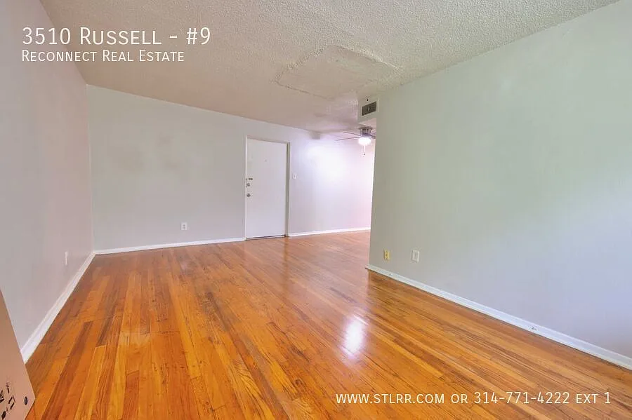This charming second-floor, one-bedroom, one-bathroom unit features hardwood floors throughout — Photo 2