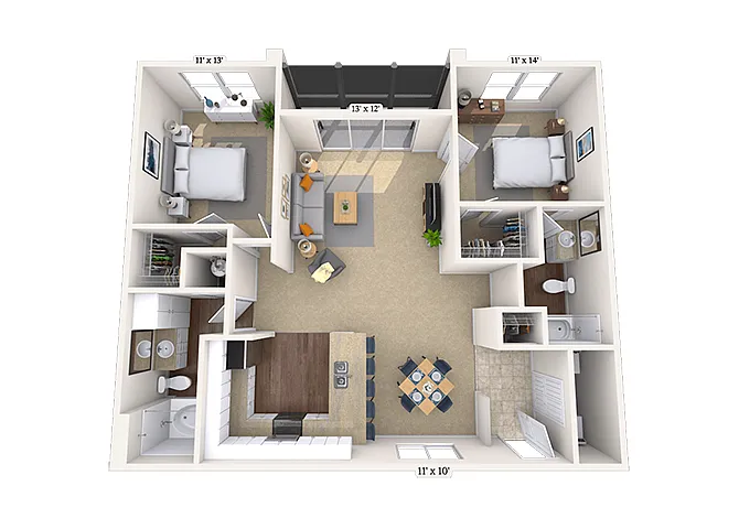 Floor plan Sanibel Light