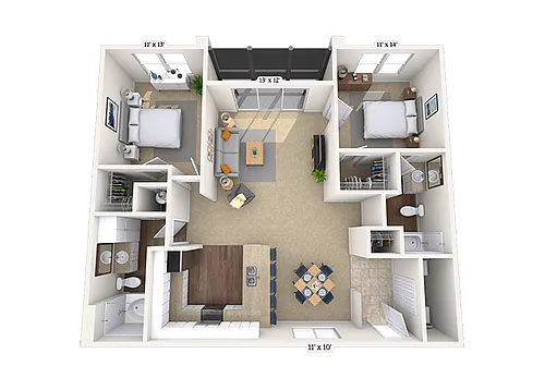 Floor plan Sanibel Light