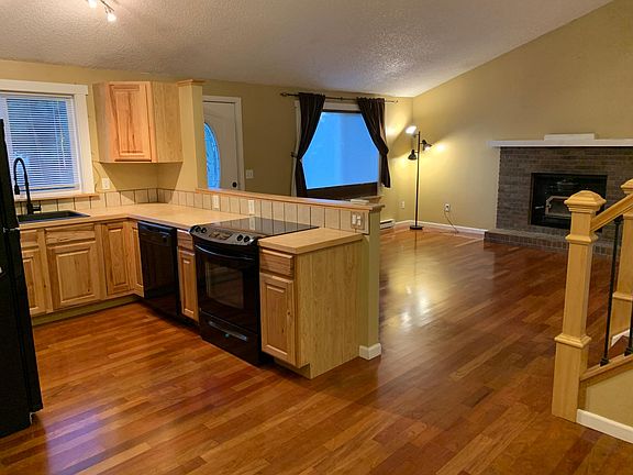 Open concept with great room, Brazilian cherry hardwood floors, wood burning fireplace insert to heat the house in winter, insulated custom window shades