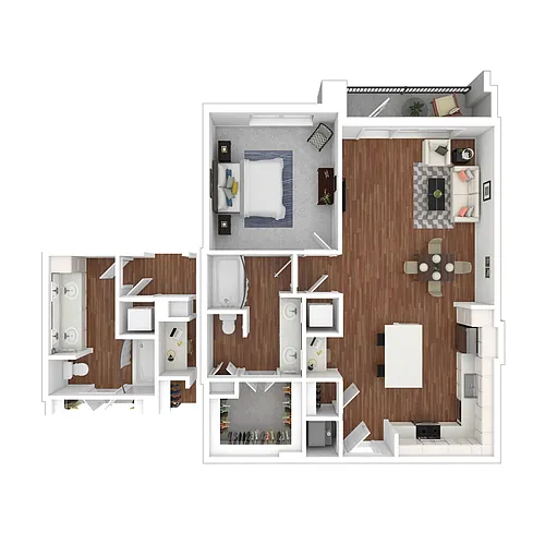 Floor plan A8A