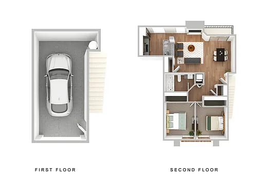 Floor plan 2 bed 1 bath