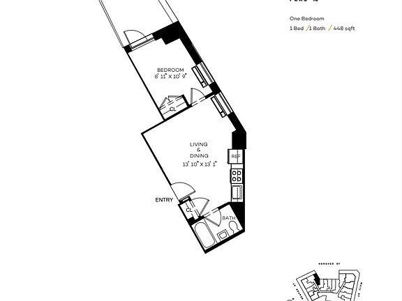 2nd image of 63 Wall St APT 1606