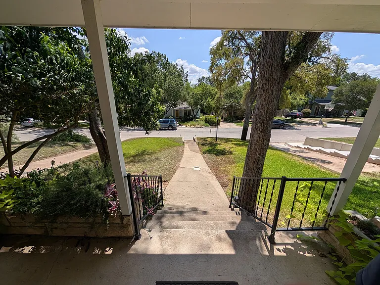 View from porch
