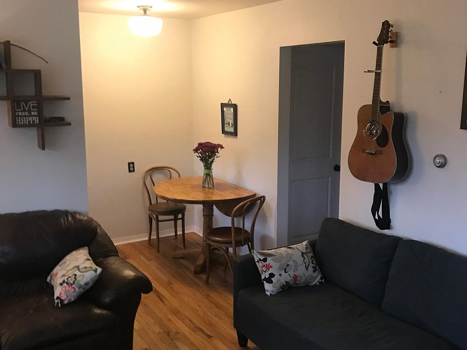 Refinished Old Growth Oak Floors throughout living areas.