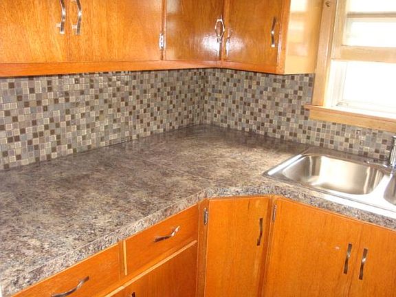 Newer counters and tile backsplash