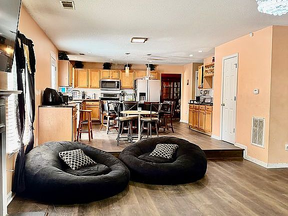 Spacious open kitchen