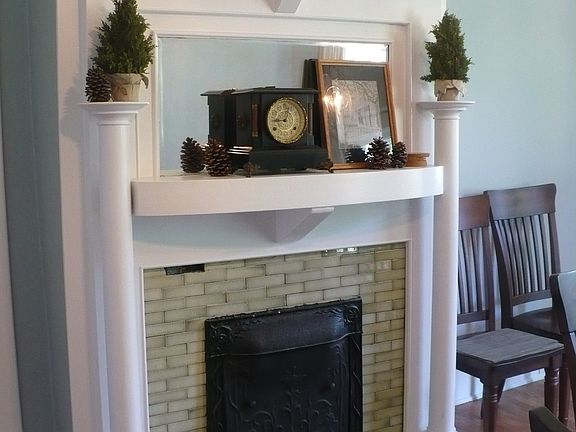 One of many fireplaces