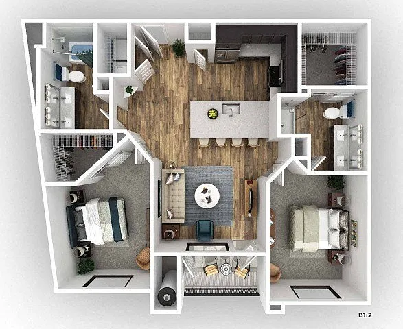 Floor plan B12