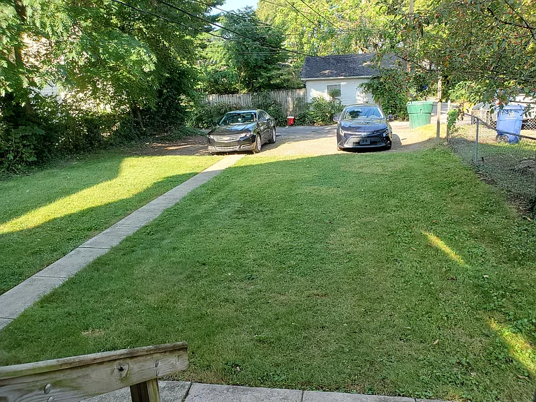 Backyard and Off Street Parking