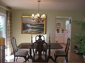 Dining Room with a Door to Patio