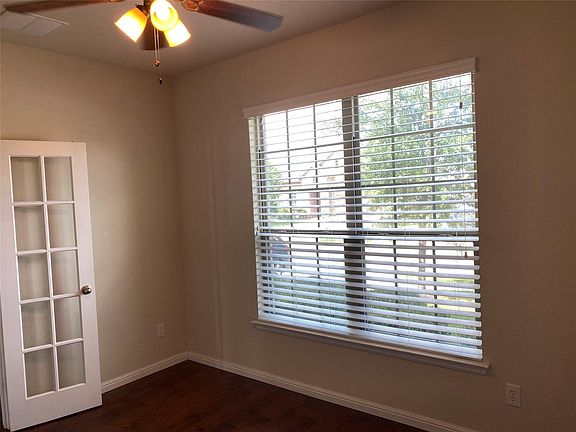 Study room with French door