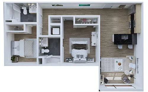 Floor plan A15D-H