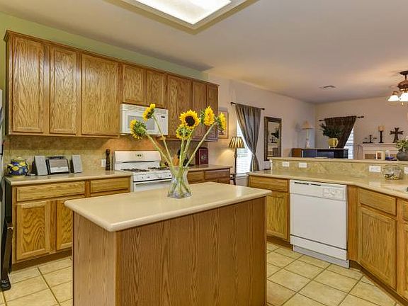 Kitchen into family room