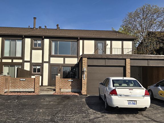 View of front of upper condo.