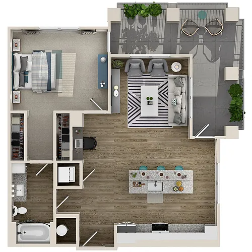 Floor plan 1C