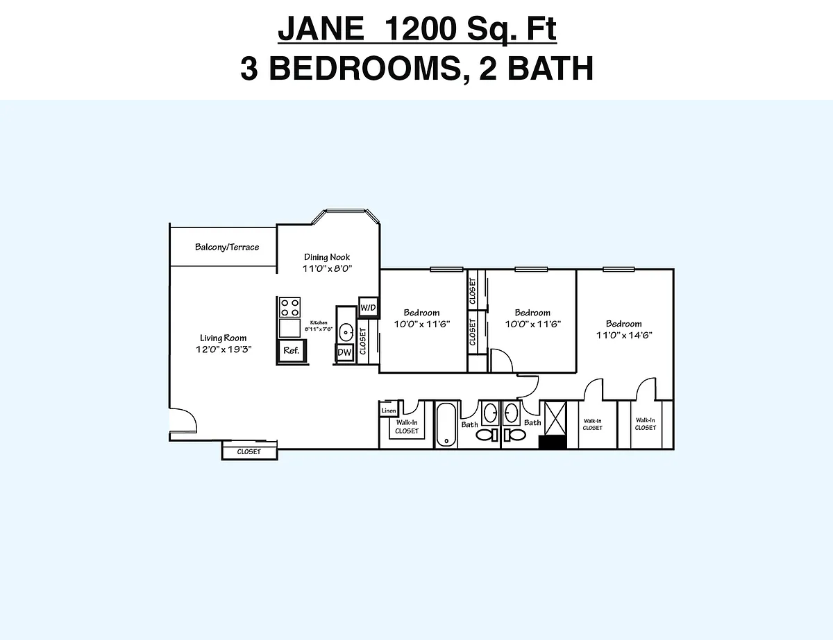 Floor plan Jane