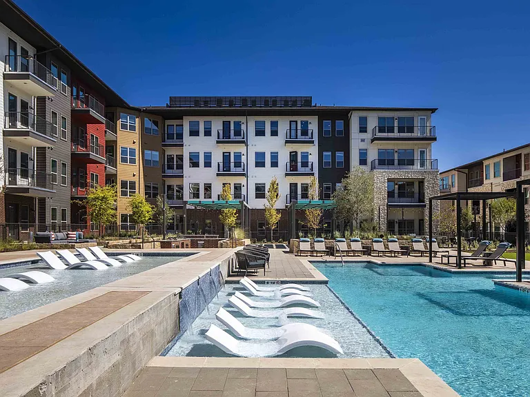 Resort-Style Pool and Baja Shelf