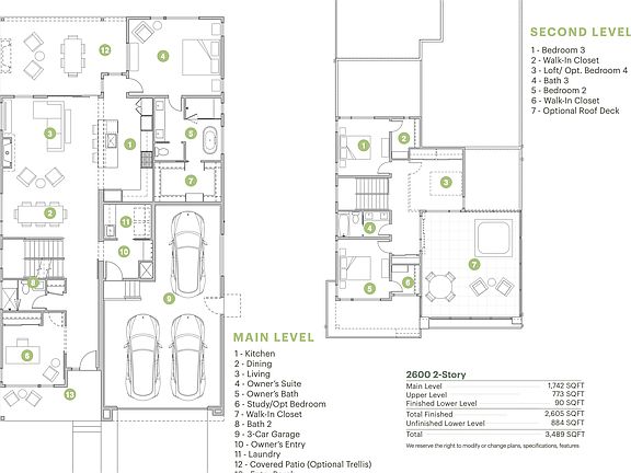 Floorplan 2600 2-Story by Markel Homes