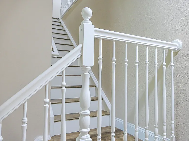 Upgraded LVT stairs