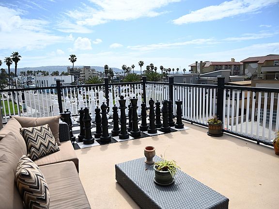 View from shared rooftop lounge