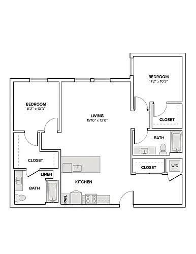 Floor plan B15D