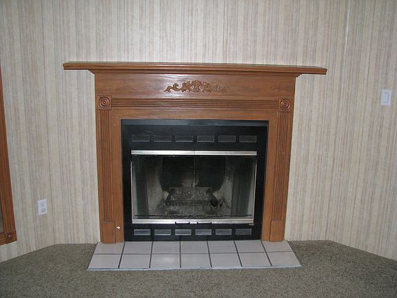 fireplace in family room