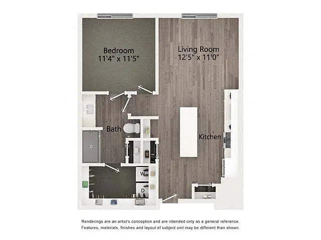 Floor plan 1B.A2