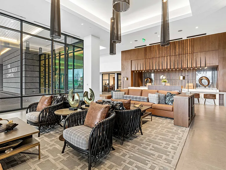 A warm and welcoming lounge.