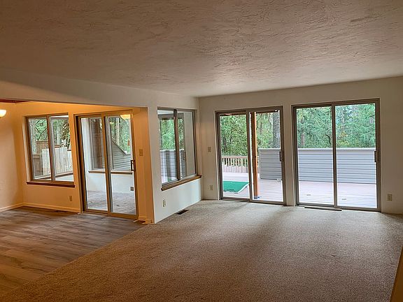 Living, dining rooms