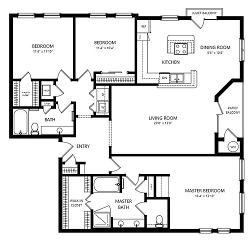 Floor plan C1