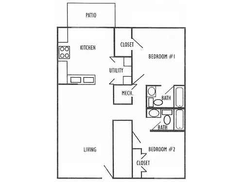 Floor plan 2B