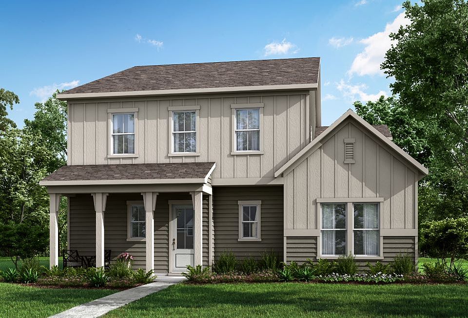 Mayes Hall Plan 4- Exterior Rendering- Elevation A