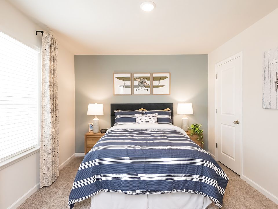 The Paisley floorplan with the Balanced White interior package modeled at Martin Springs.