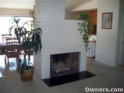 Fireplace gives the living room elegance