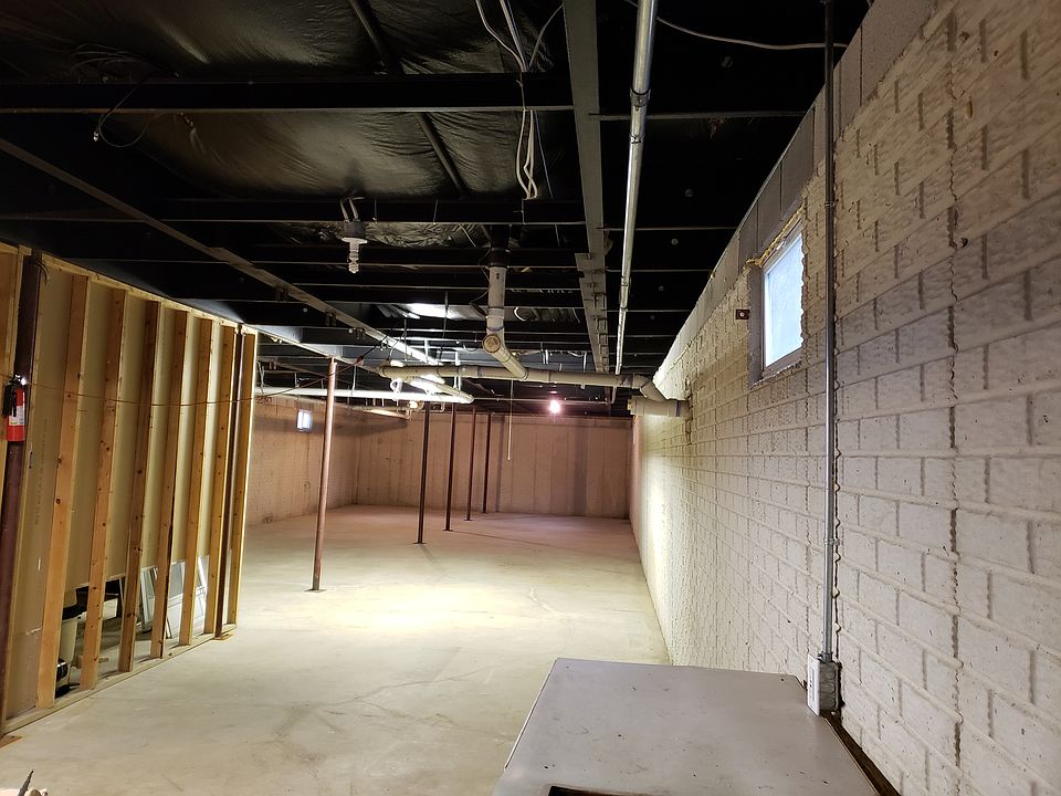 High ceiling basement 