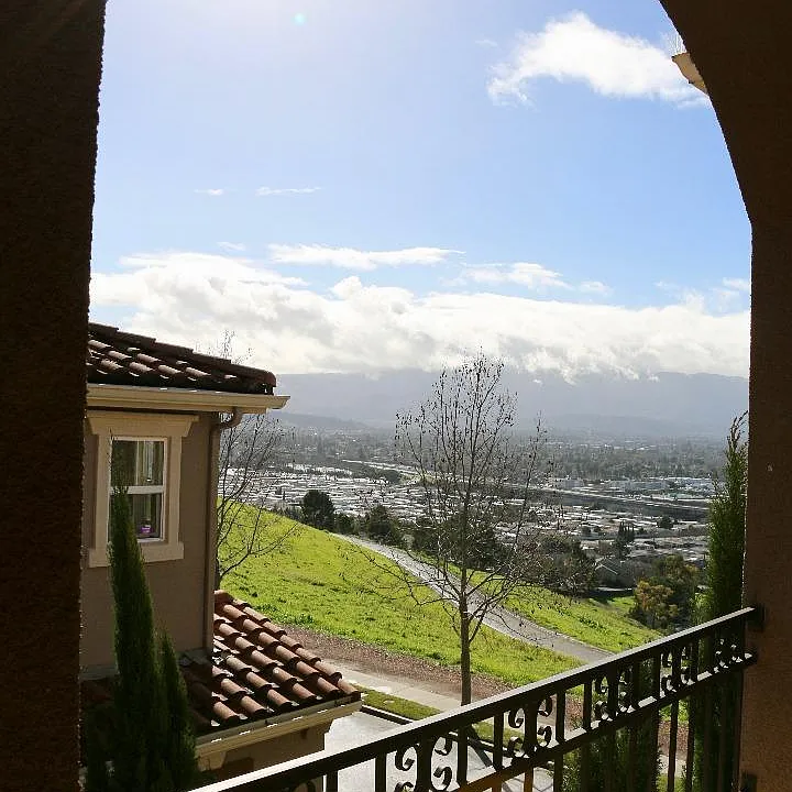 Balcony off kitchen area