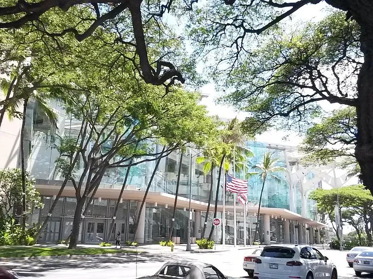 Convention Center Across the street and nice Walking Area